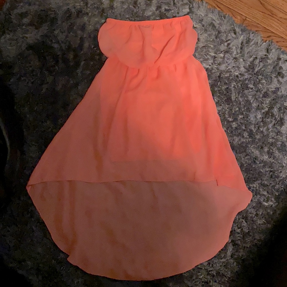 🎉SOLD🎉NEW GIRLS HIGH LOW STRAPLESS SUNDRESS